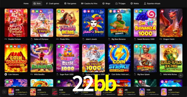 Interface do App 22bb